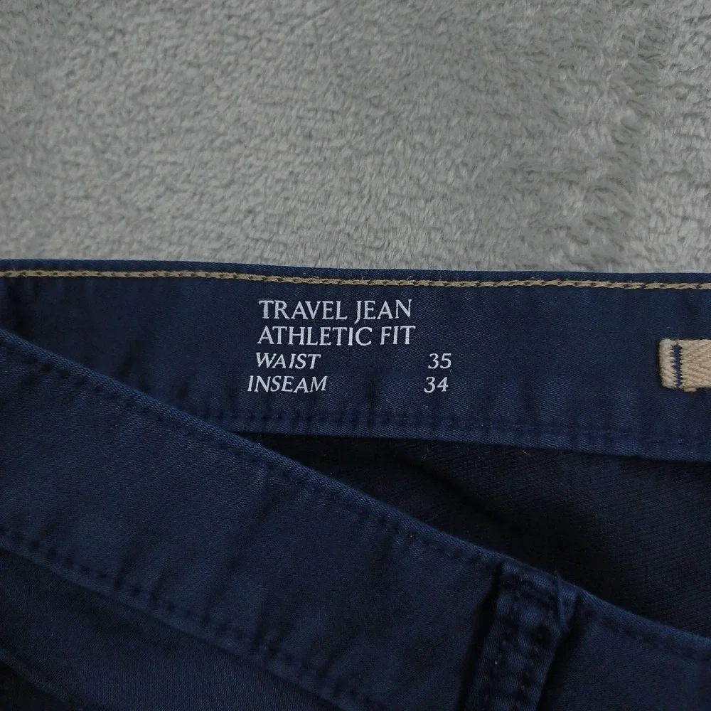 Banana Republic Jeans Mens 35x32 Blue Travel Athletic Fit Preppy